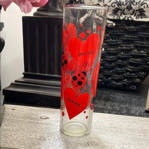 Vintage Indiana Glass “Love Bug” Vase!